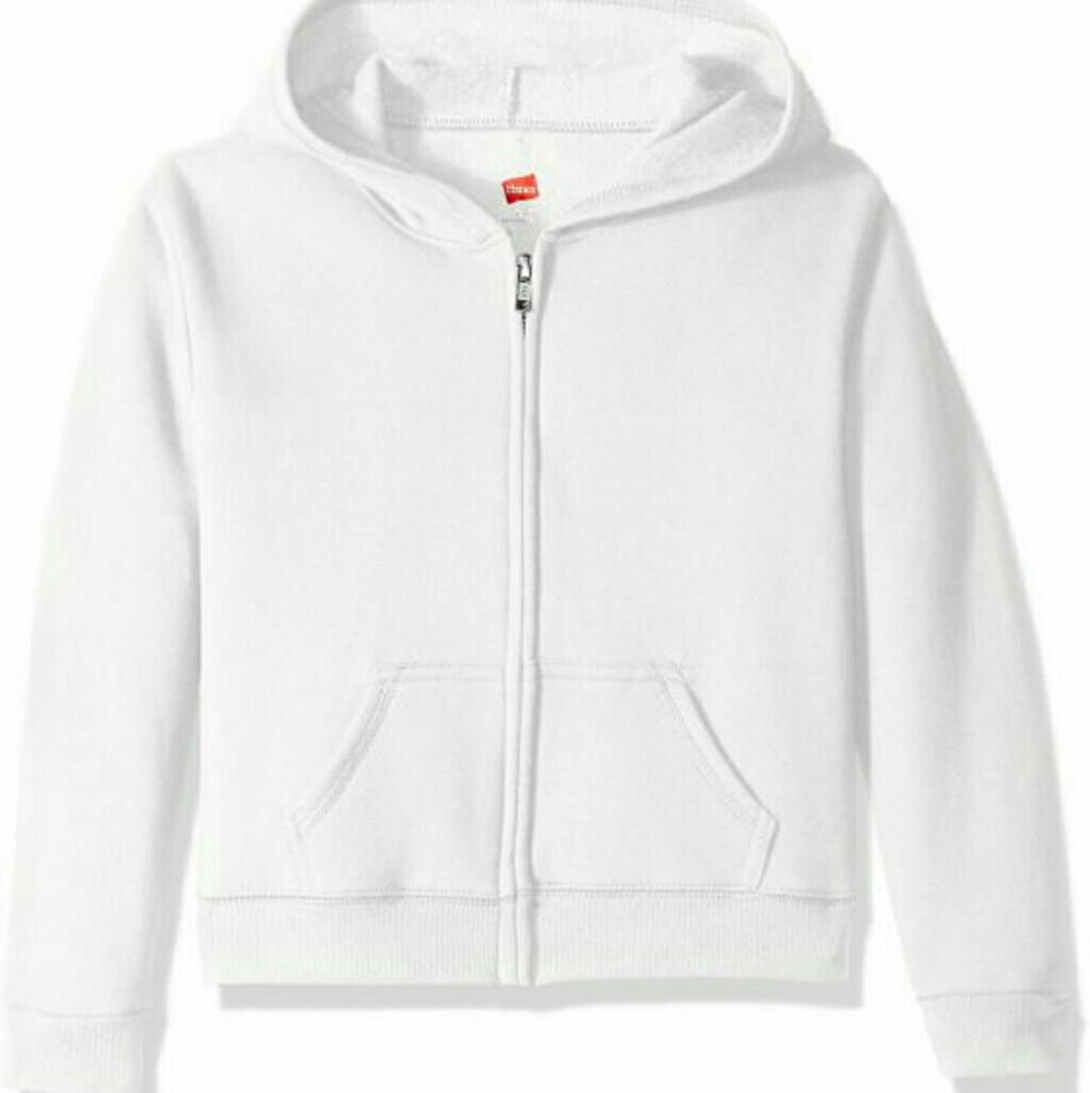 SALE! Polar White Girls Full Zip Hoodie - Picture 1 of 1
